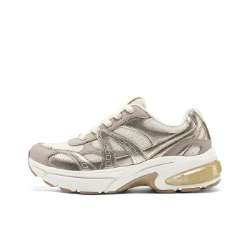 Skechers Anti Slip Wear Resistant Low Top Chunky Sneakers Women's Gold