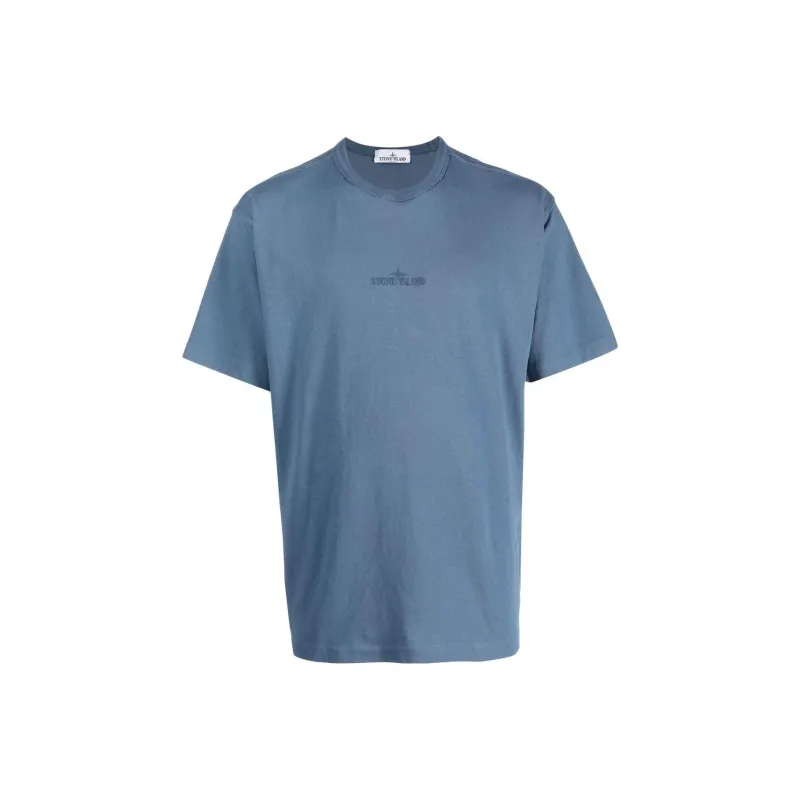 STONE ISLAND T Shirts Men Blue-0