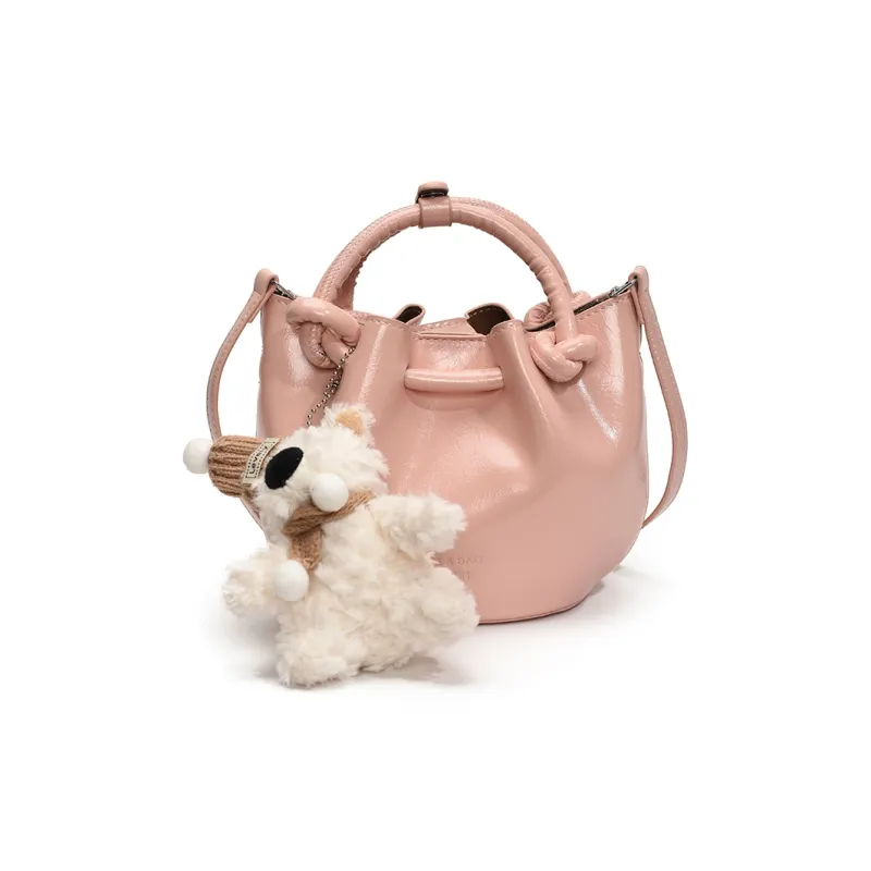 Yalu PU Bucket Bag, Handheld Shoulder Bag, Crossbody Bag, Handbag Regular Women's Multicolor-1