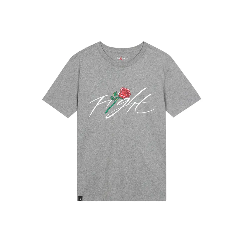 Jordan Drop Shoulder Sleeve T-Shirt Men's Gray-0