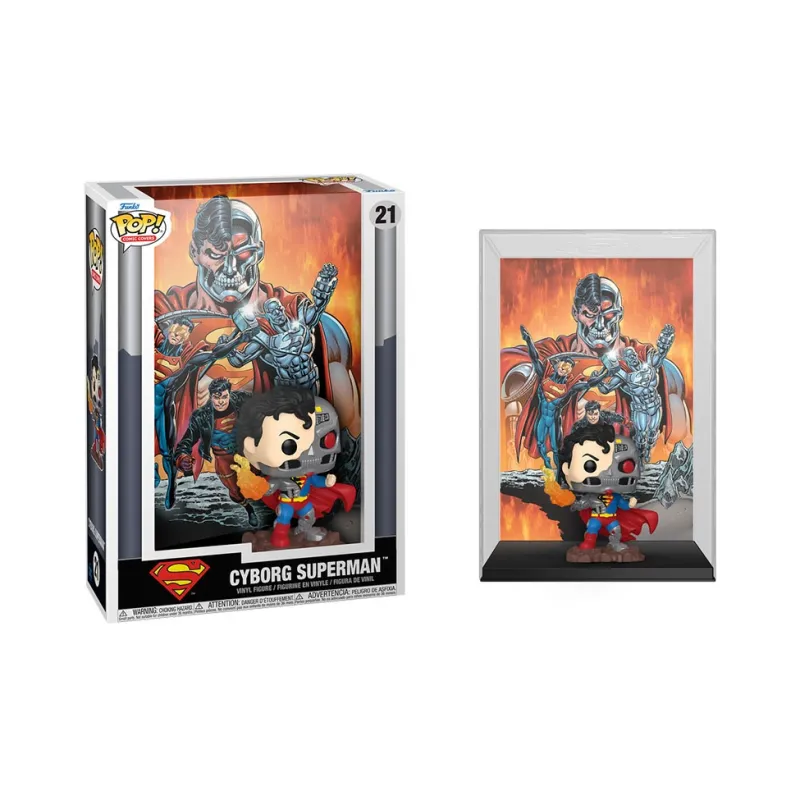Funko DC Comic Cover Semi Mechanical Superman Chibi Figures-2