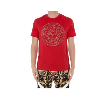 VERSACE T-Shirts Men Red