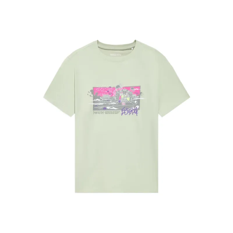 LiNing Badfive Regular T Shirt Men's Foam Green-0