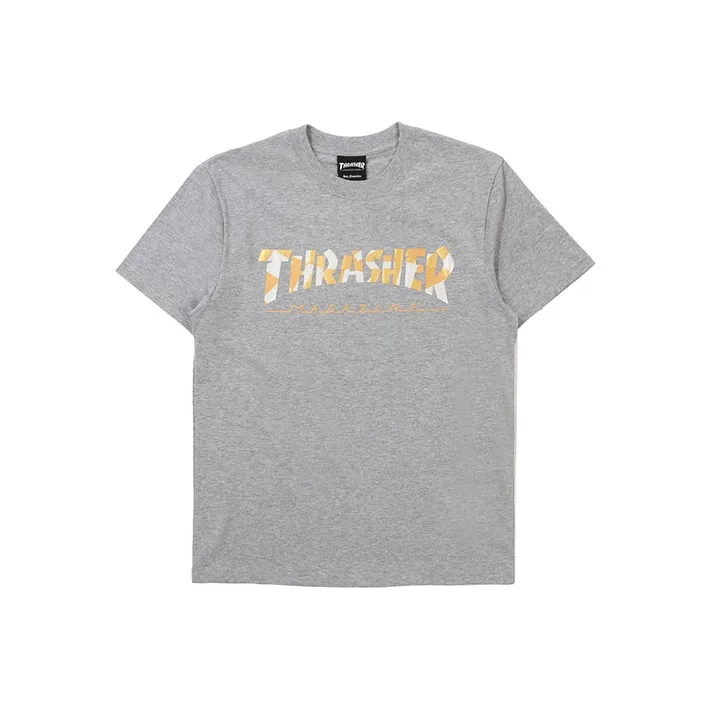 Thrasher T Shirt Japan Version Unisex Gray-0
