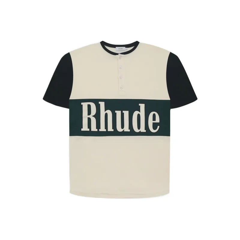 RHUDE Button Down T Shirt-0