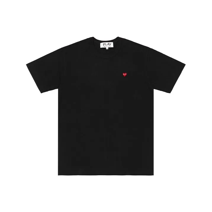 CDG Play T Shirts Men Black-0