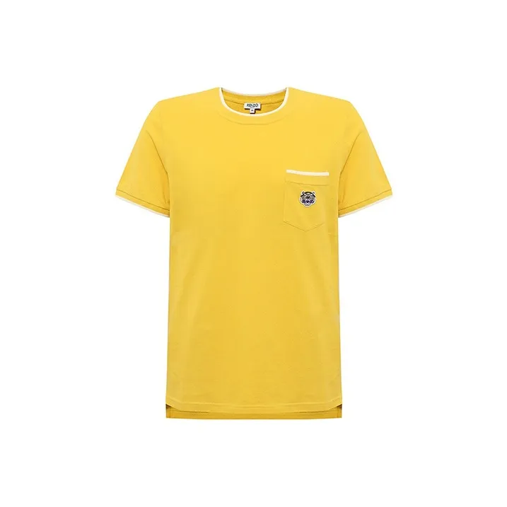KENZO T-Shirts Men Yellow-0