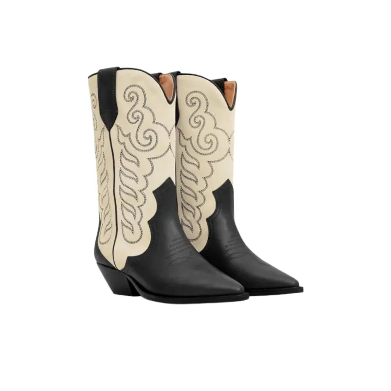 ISABEL MARANT Duerto Ankle Boots 4cm Women's Beige-2