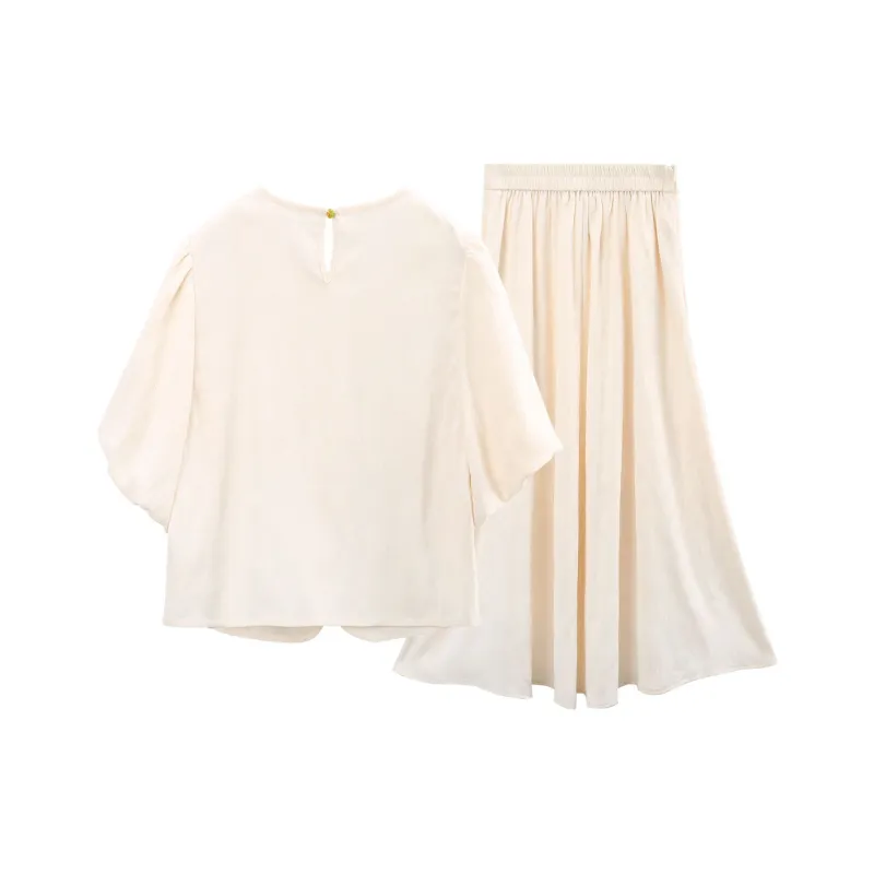 A Paradise For Awakening Skirt Set Women's Beige-1