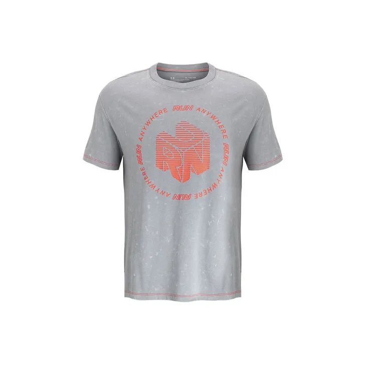 Under Armour Set-in Sleeve T-Shirt Men's Gray-0