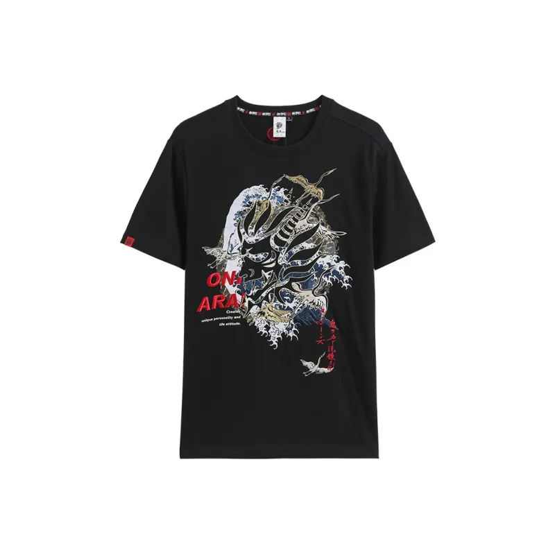 ONIARAI T Shirts Men Black-0