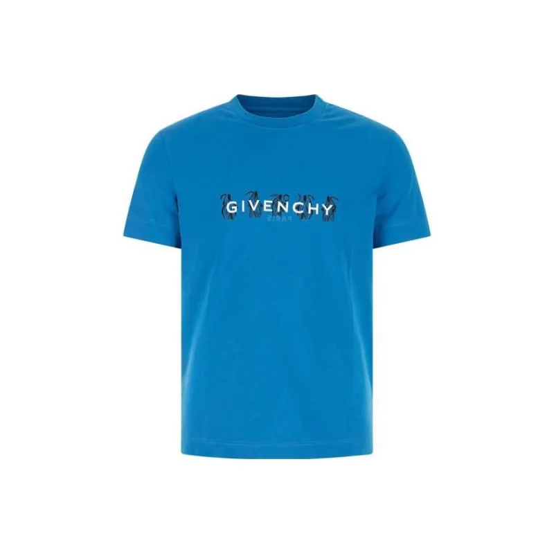 Givenchy Slim Fit Reversed Print T-Shirt-0