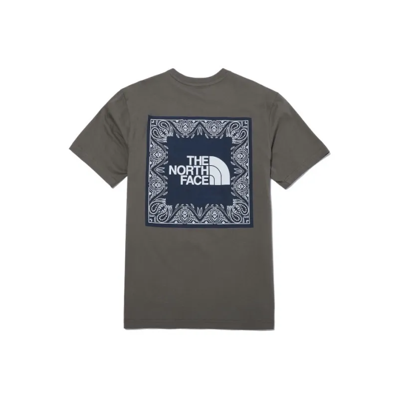 THE NORTH FACE Cashew Flower Collection T Shirt Unisex Gray-0