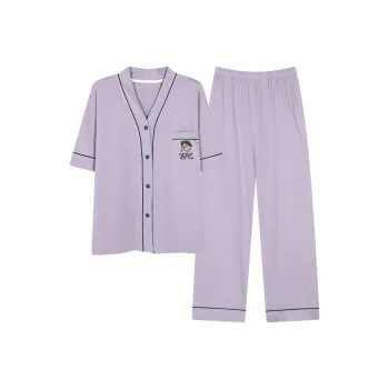 Shivs Pajama Set Women's Purple