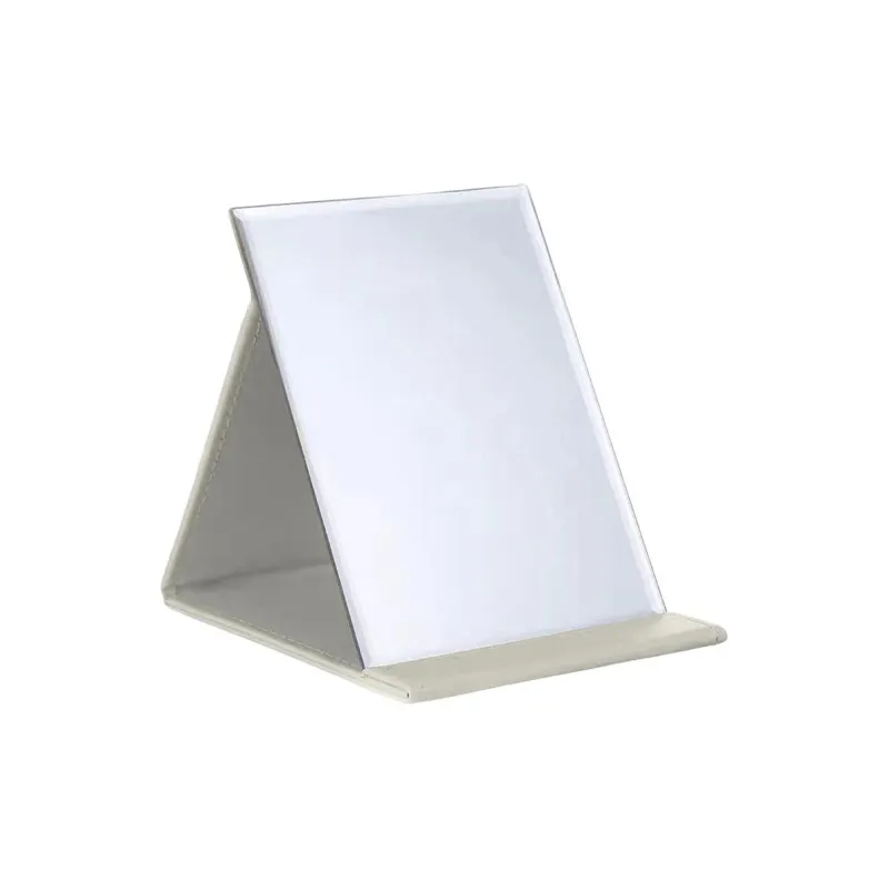 A Few More Cute Foldable Portable High Definition PU Leather Table Large Size Make Up Mirrors Travel Business Unisex-24