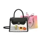 Black without Charm-Shopping Bag