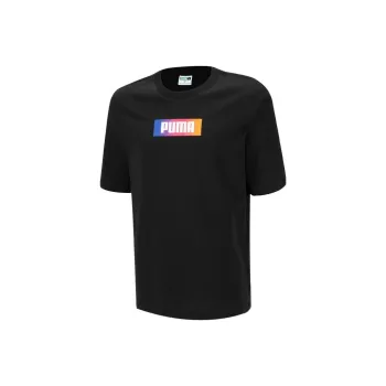 PUMA Set in Sleeve T Shirt Unisex Black