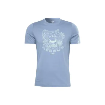 Reebok T Shirts Men Blue