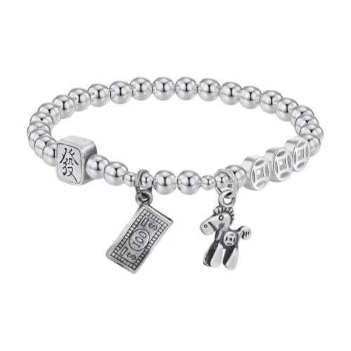 U state 999 Fine Silver Pure Silver Bracelets Women's