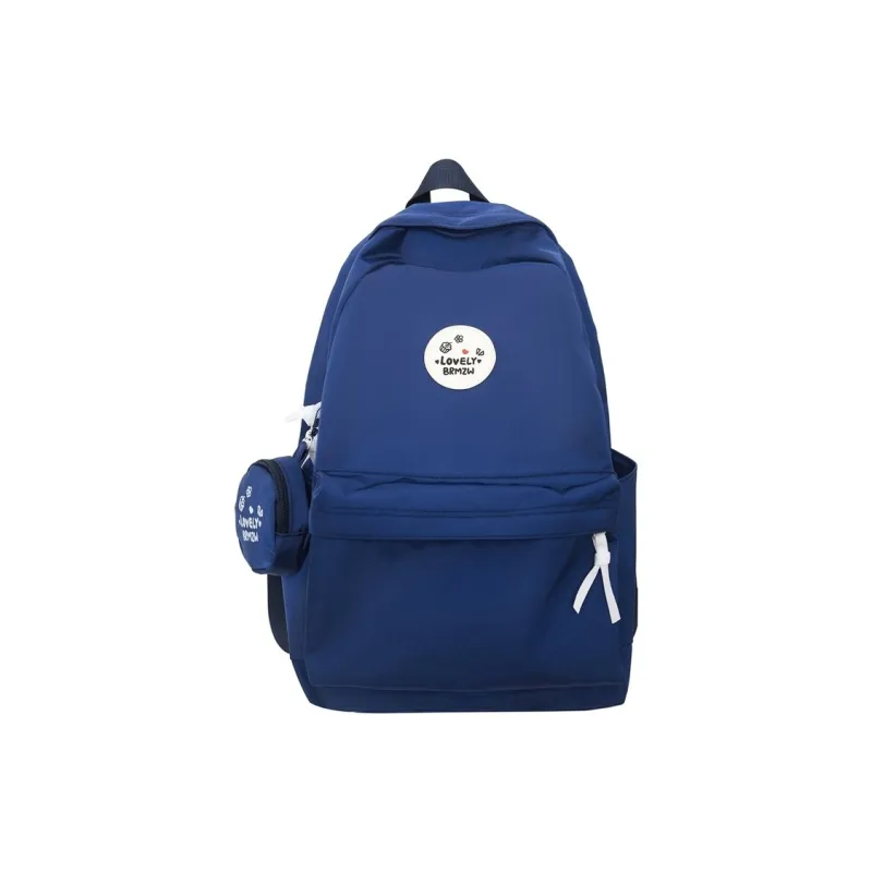 Yalu Nylon Backpack Regular Unisex White/Black/Ginger Yellow/Green/Dark Blue/Red-22
