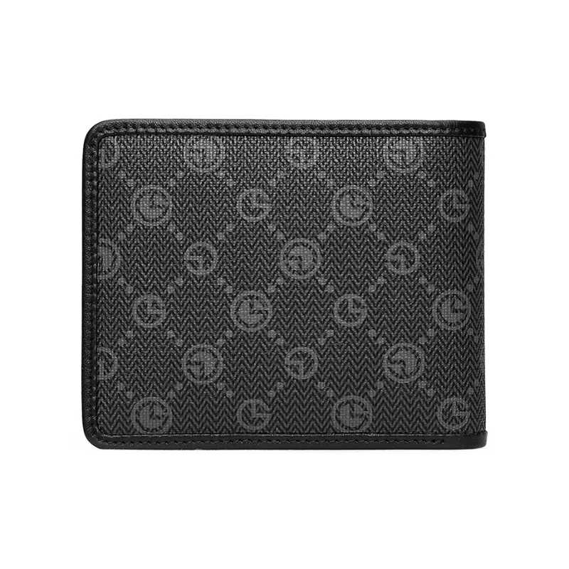 GOLDLION PVC Wallet Men's Black-2