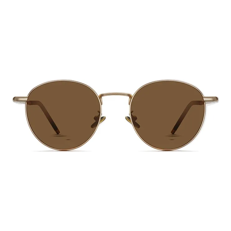 LASHION Alloy Round Sun Eyes Women's-4