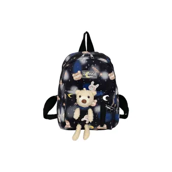 URBAN FOREST Nylon Backpack Women's Pink/Violet/Green/Blue/Black