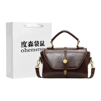 Dusen Kangaroo PU Shoulder Bag, Crossbody Bag, Handbag Regular Women's Multicolor