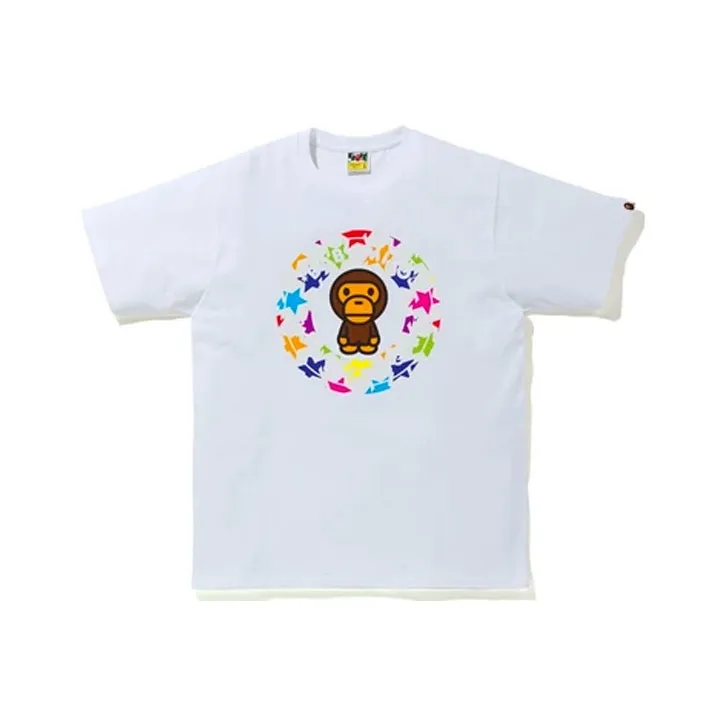 A BATHING APE Sta Pattern Milo Busy Works Tee-1