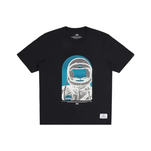 Alpha Industries T-Shirts Men Black Blue