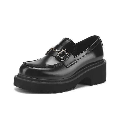 FIVE PLUS Loafers Women's Black-1