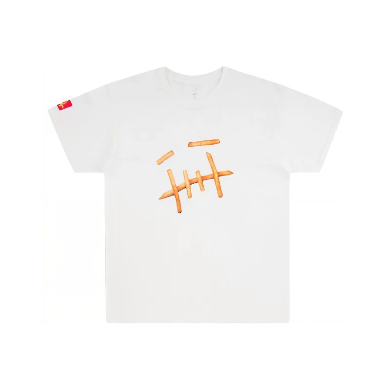 Travis Scott X McDonald's Fry T Shirt-0