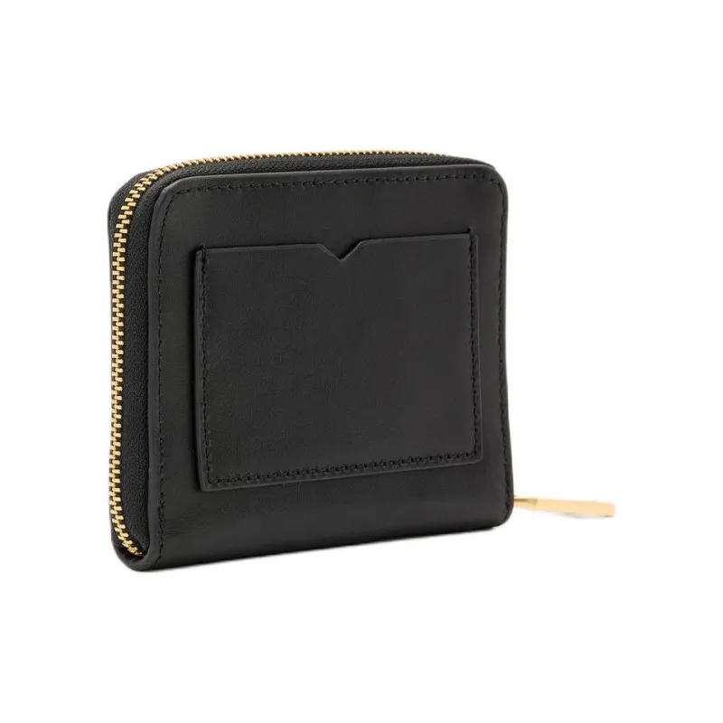 ALLSAINTS Cow Leather Wallet Unisex Black-2