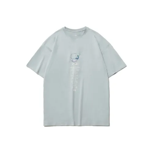 LINING Sports Fashion Collection T Shirts Men Mist Blue