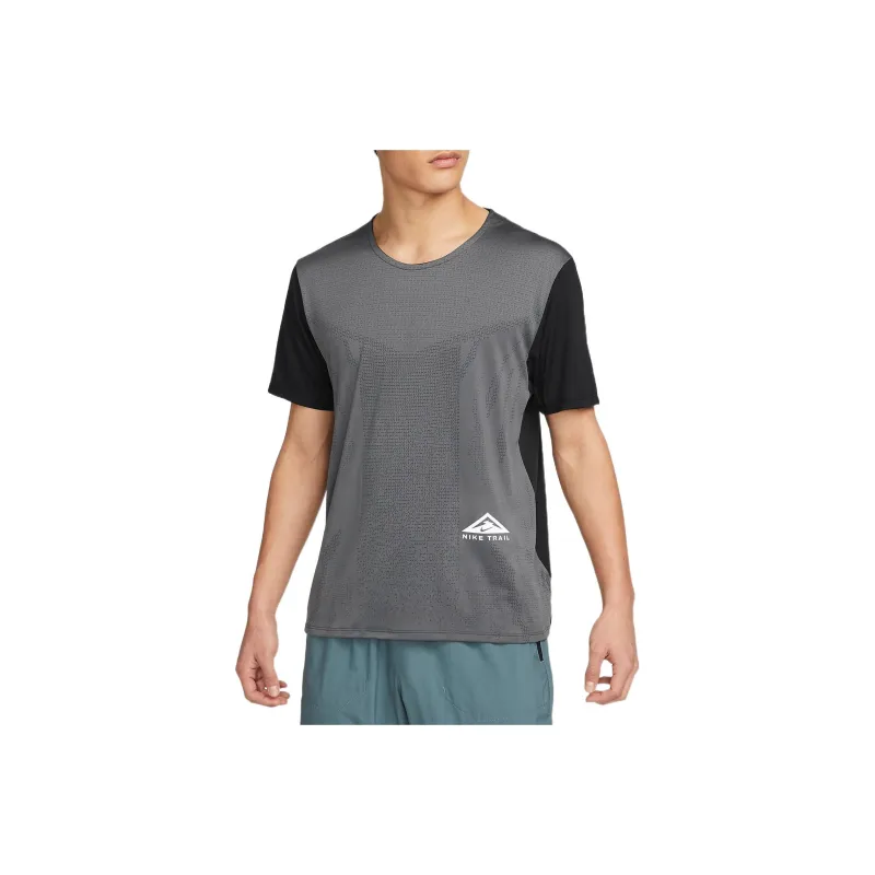 Nike T Shirts Men Black Gray Color-0