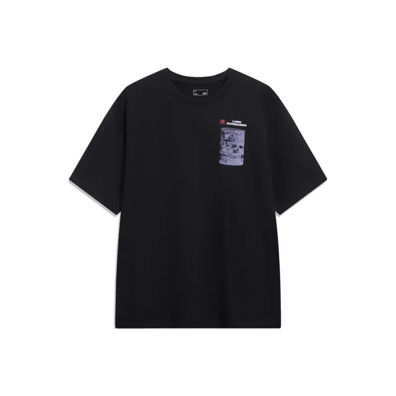 LiNing T Shirts Unisex Black-0