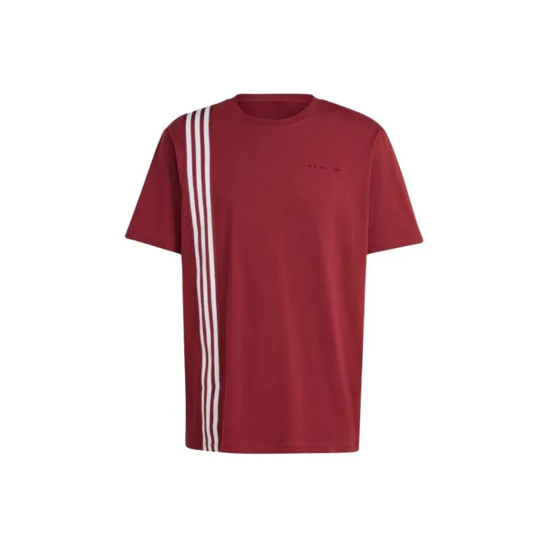 Adidas T Shirts Men Dark Red-0