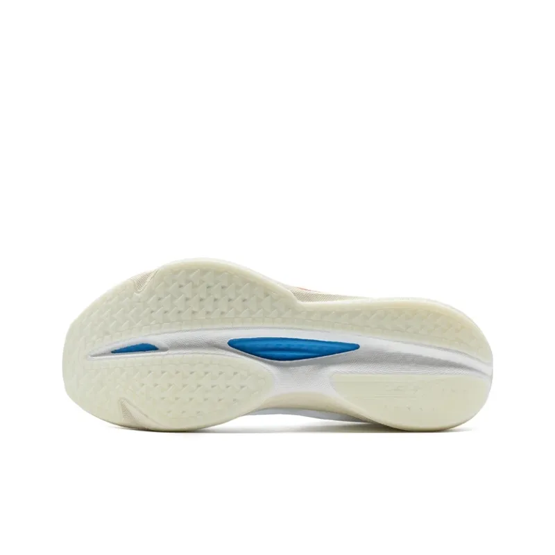 XTEP Anti Slip And Wear Resistant Coverage Low Top Training Running Shoes Men's White Orange Blue-5