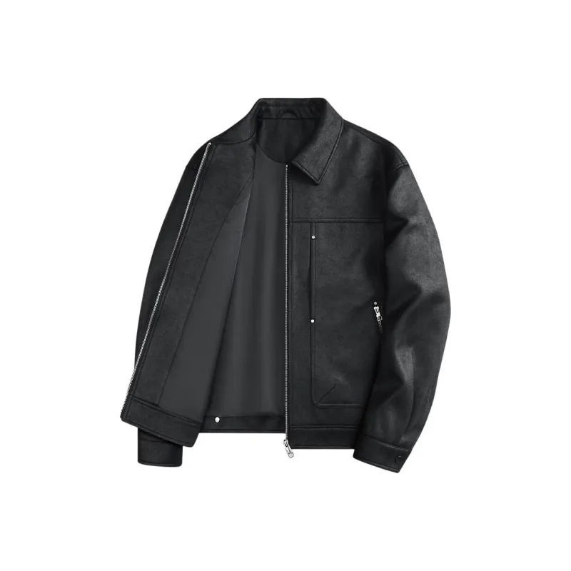 Dance With Wolves Jackets Coats Men's Black-0