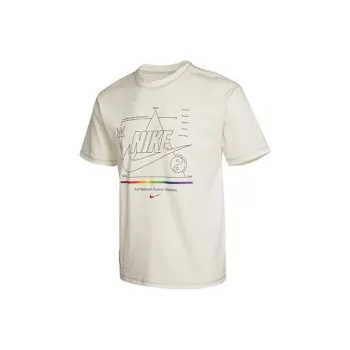Nike Drop Shoulder Sleeve T Shirt Men's Ecru
