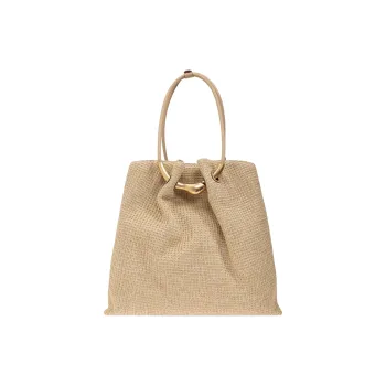 CULT GAIA Polyethylene Tote Bag, Shopping Bag, Handbag, Shoulder Bag Extra Large Women's Sandy Beige