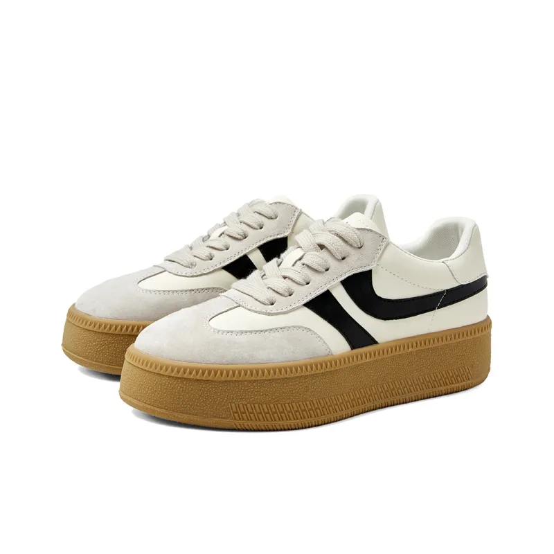 PT'SON German Army Trainers Low Top Skateboard Shoes Women's-7