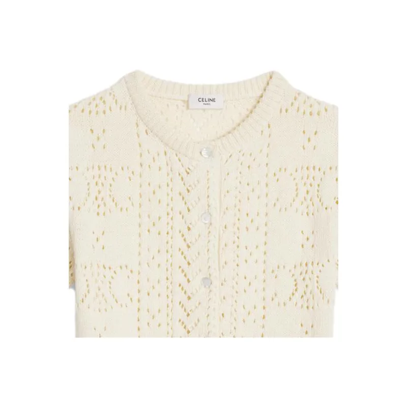 CELINE SS23 Knitwear Women's Ecru-2