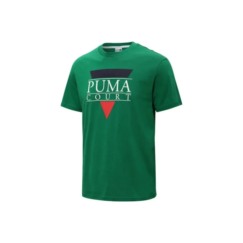PUMA T Shirts Men Green-0