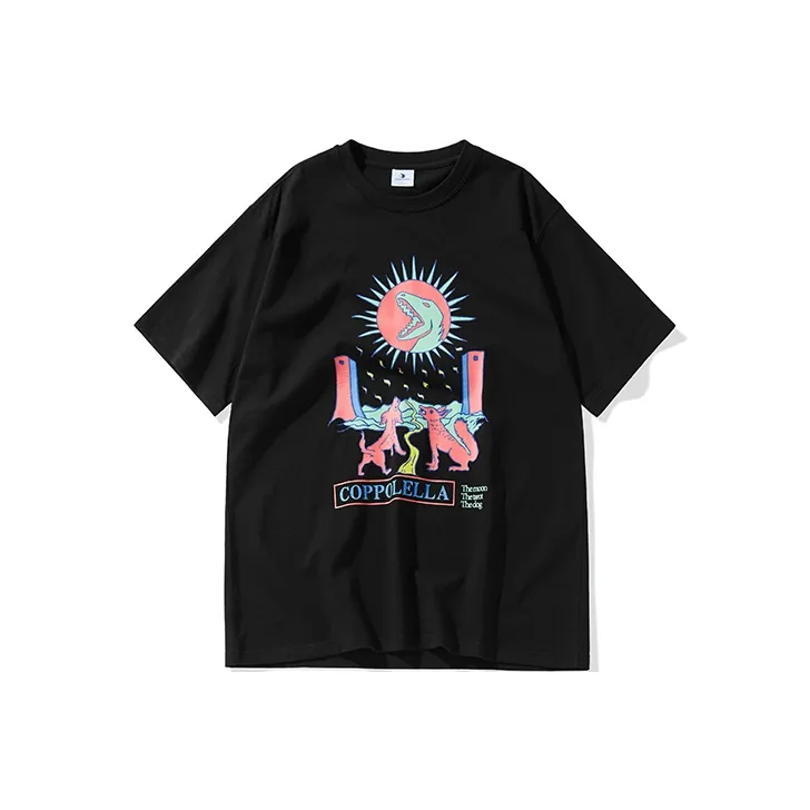 COPPOLELLA Straight T-Shirt Unisex Black-0