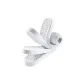 White with Gray Surface[2 Pack]Breathable Odor-Resistant | Sports Shock Absorbers