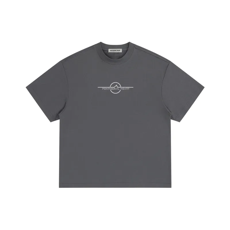 PENTAGONAL HEART Stepping Star Dream Series Round Neck T shirt Unisex-0