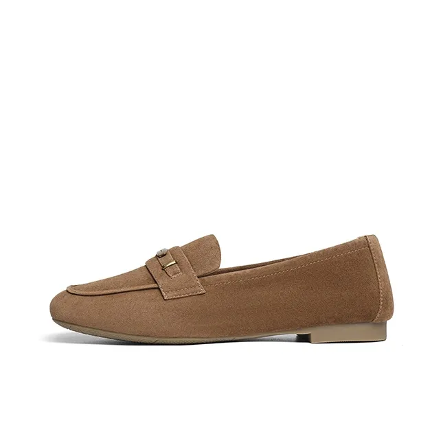 RED DRAGONFLY Loafers Women's Earth Yellow, Apricot, Brown-10