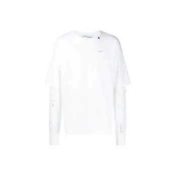 OFF WHITE Diag Unfinished T Shirt