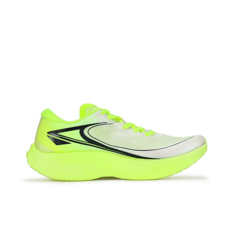 XINGHUOLI Anti-Slip And Wear-Resistant Coverage Low-Top Carbon Plate Casual Running Shoes Unisex Lime Green-2